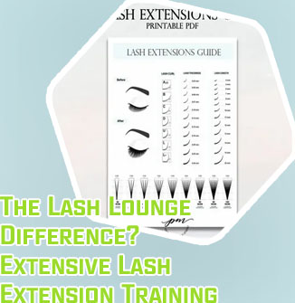 Eyelash extension technician