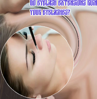 Eyelash extension time