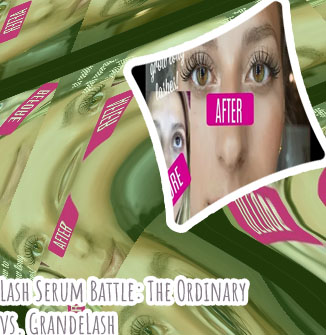 Grande lash serum before and after