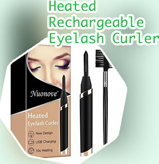 Heated eye lash curler