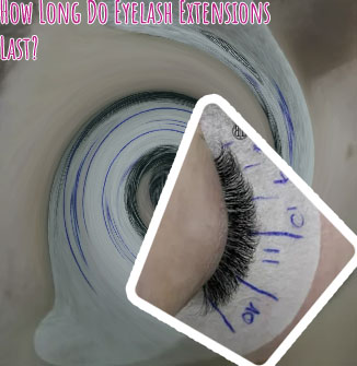 How long do the eyelash extensions last