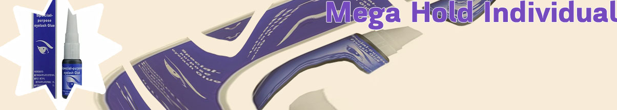Long term eyelash glue