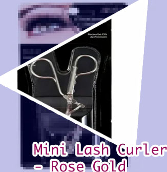 Mini precision eyelash curler