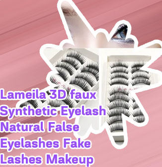 Natural fake eyelashes